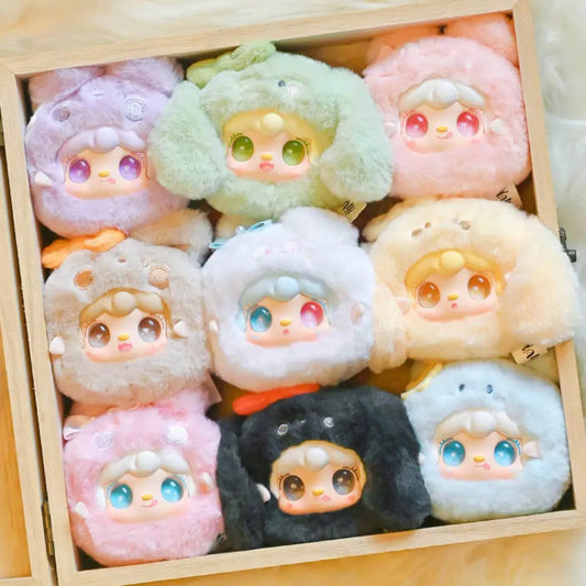 【lala】非液体系-ブラインドボックス-ぬいぐるみ：yooki-mini頭 - うさぎ-香り付け-Blind Box
